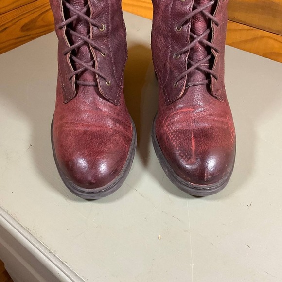 Nine West Vintage America Valory Riding Boot Womens 11M Purple Leather Knee High - Picture 5 of 16